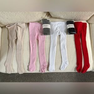 Little Stocking Co 1-2 Cable knit stocking bundle